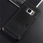 Wholesale Samsung Galaxy S7 Edge Credit Card Armor Case (Black)